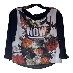 ZARA Top ‘Right Now Baby’ Size M